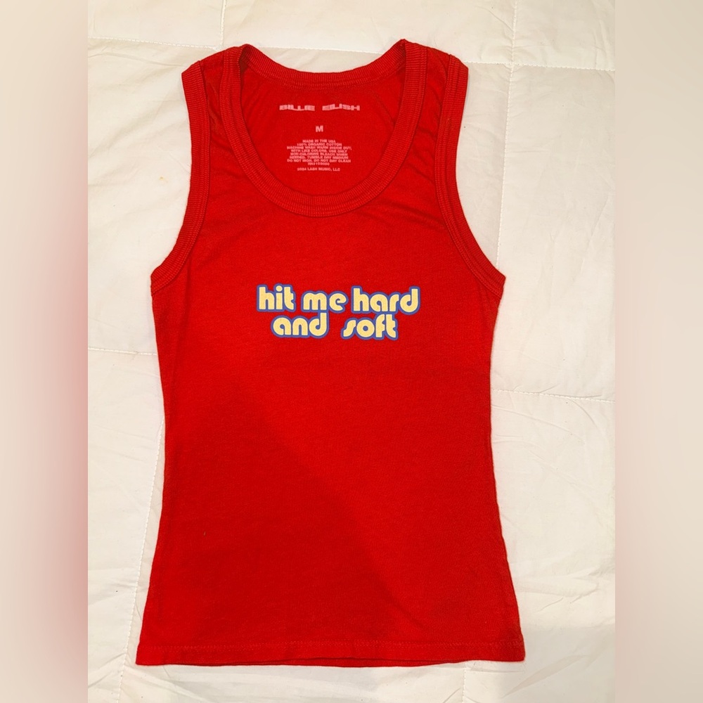 Billie Eilish Concert Tank Top Medium New